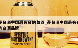茅台酒中国最有名的白酒_茅台酒中国最有名的白酒品牌