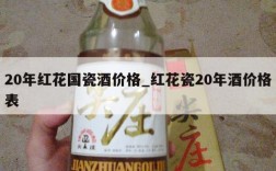 20年红花国瓷酒价格_红花瓷20年酒价格表